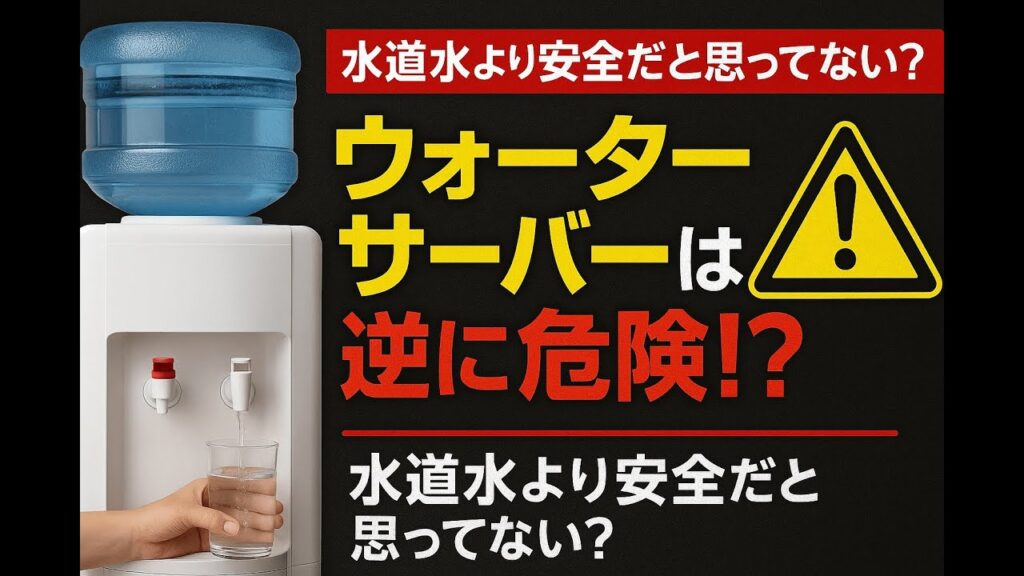 『ウォーターサーバーは逆に危険！？｜水道水より安全だと思ってる人が知らない真実』
